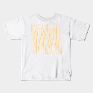 Abstract yellow lines Kids T-Shirt